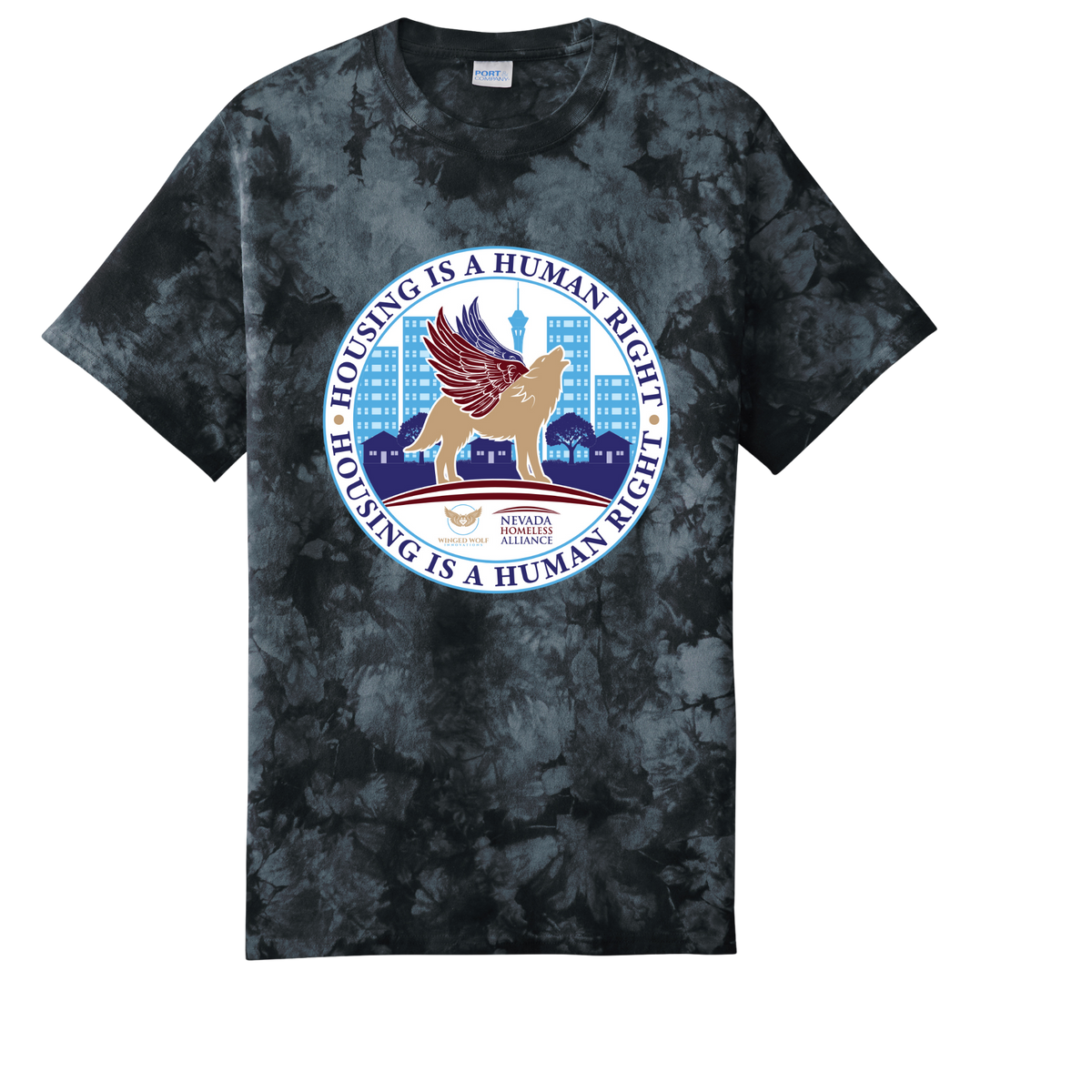 Crystal Tie-Dye Tee