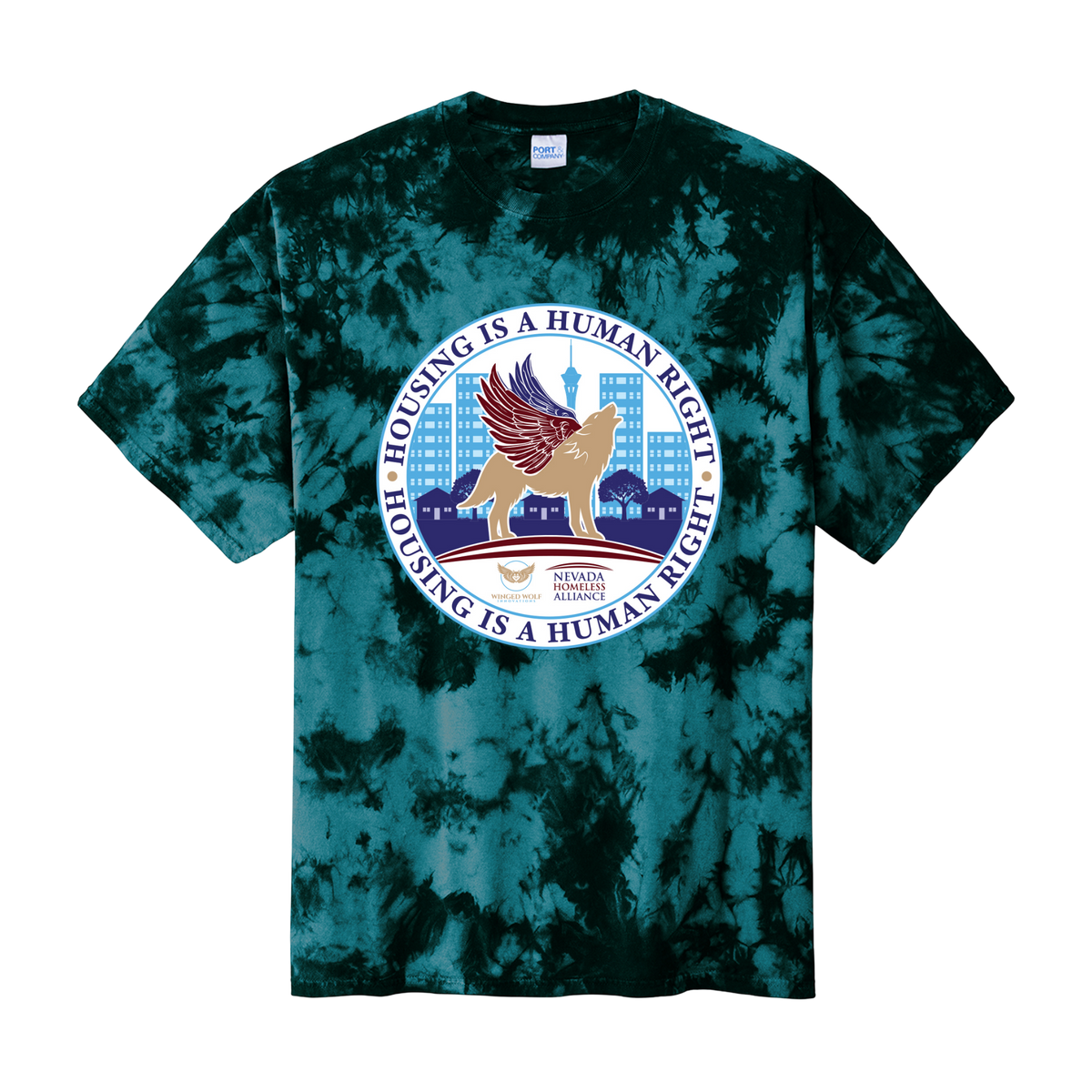 Crystal Tie-Dye Tee